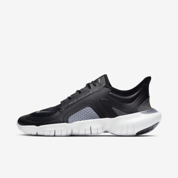 Nike Free RN 5.0 Shield - Férfi Futócipő - Fekete/Szürke/Titán